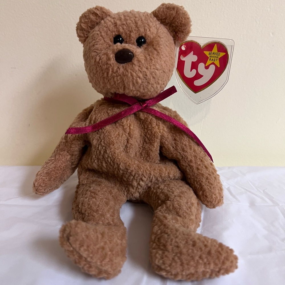 Rare collectible TY Beanie Baby Curly